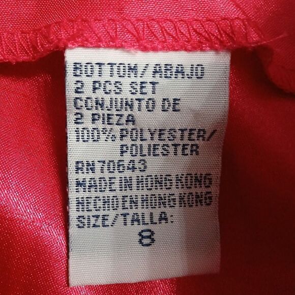 Jessica Howard vintage bright pink beaded blazer and skirt set Sz 8 NWOT - Picture 13 of 13